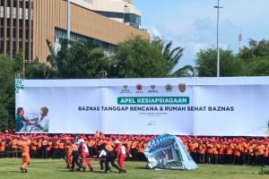 Wapres Pimpin Apel Kesiapsiagaan dan Rakor Baznas dalam Upaya Tanggap Bencana