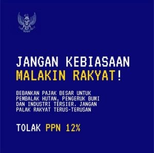 Petisi Tolak PPN 12% Viral, Ajak Demo di Istana dan Peringatan Darurat