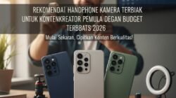 Rekomendasi Handphone Kamera Terbaik untuk Konten Kreator Pemula dengan Budget Terbatas 2026