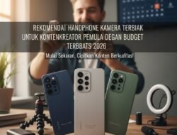 Rekomendasi Handphone Kamera Terbaik untuk Konten Kreator Pemula dengan Budget Terbatas 2026