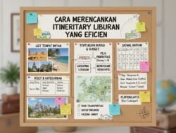 Cara Merencanakan Itinerary Liburan yang Efisien Agar Semua Tempat Wisata Impian Bisa Terkunjungi Semua